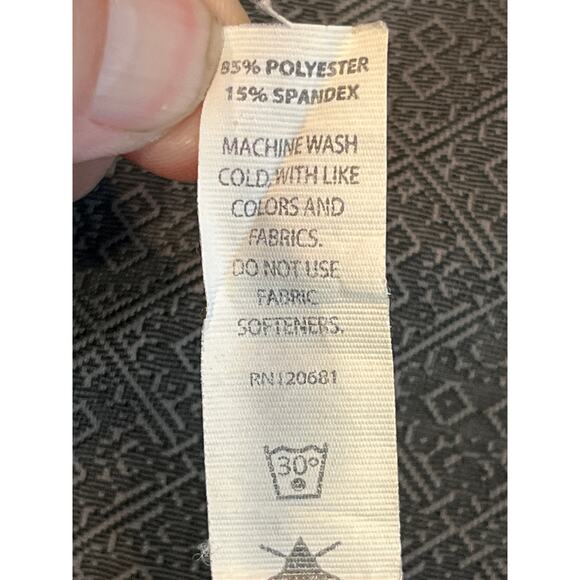 Glyder Gray Print Leggings Size Medium - Picture 5 of 7